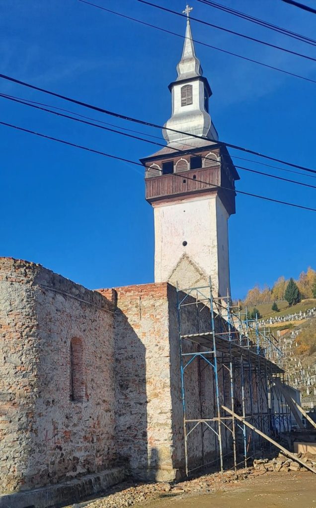 biserica in restaurare